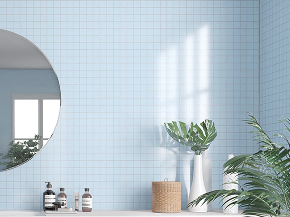 5203 Frozen Blue - veggpanel Fibo