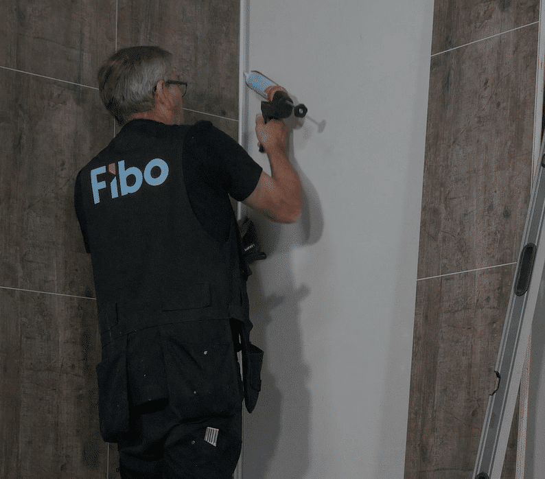 Fibo wall panel installation