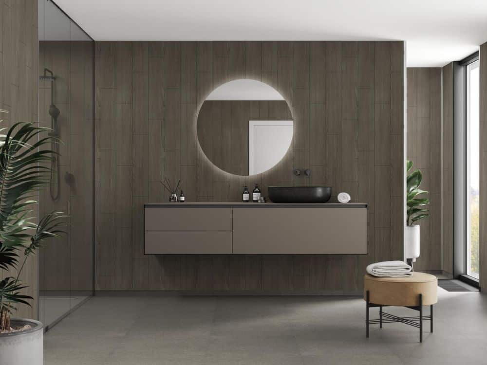 Dark Wood Plank- Scandinavian Collection | Fibo wallpanels with a 100% waterproof surface