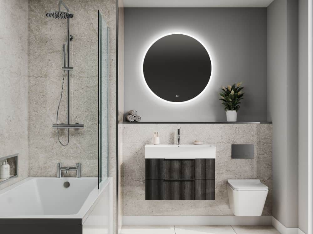 Polished Stone plain- Marble Collection | Fibo wallpanels with a 100% waterproof surface